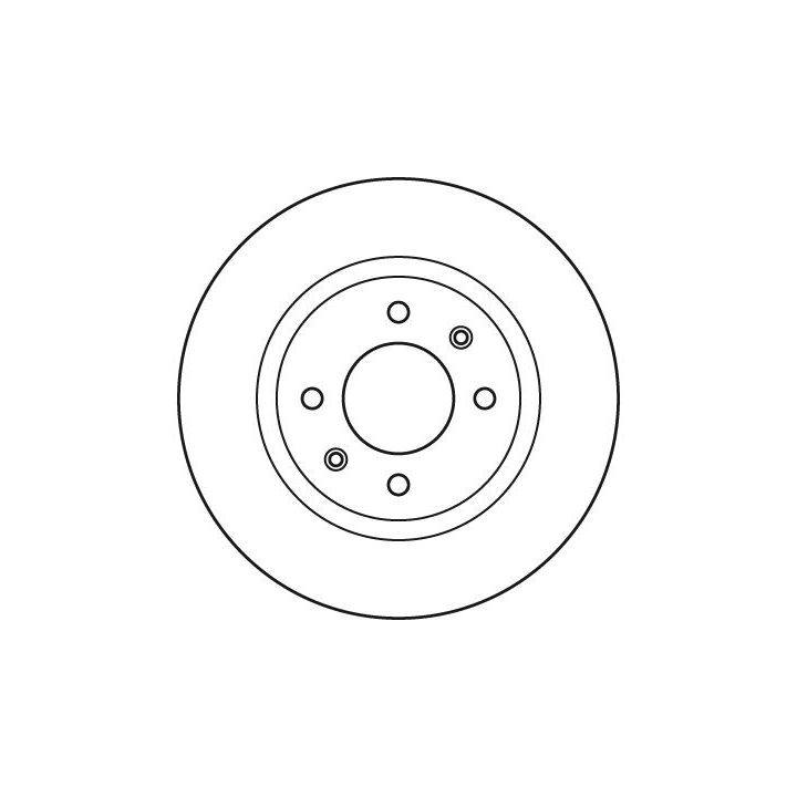 Stabdžių diskas TRW DF6116