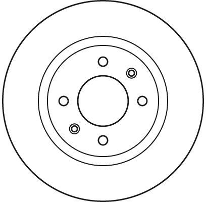 Stabdžių diskas TRW DF6116