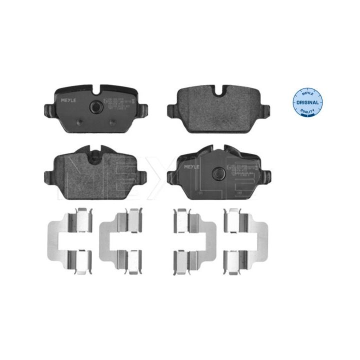 Stabdžių trinkelių rinkinys, diskinis stabdys MEYLE 025 236 2316