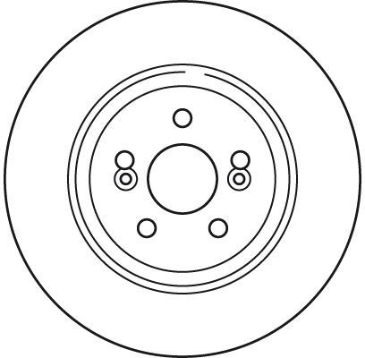 Stabdžių diskas TRW DF6117S