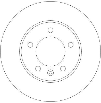 Stabdžių diskas TRW DF6120