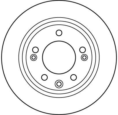 Stabdžių diskas TRW DF6123