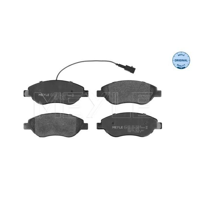 Stabdžių trinkelių rinkinys, diskinis stabdys MEYLE 025 237 1218/W