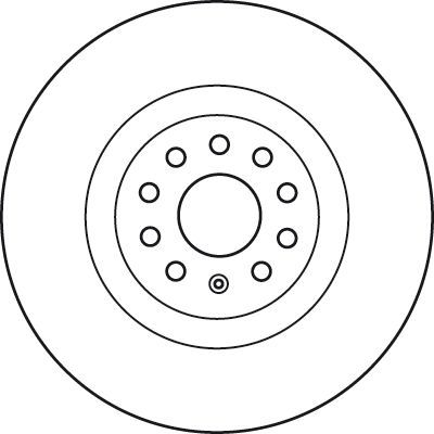 Stabdžių diskas TRW DF6133S
