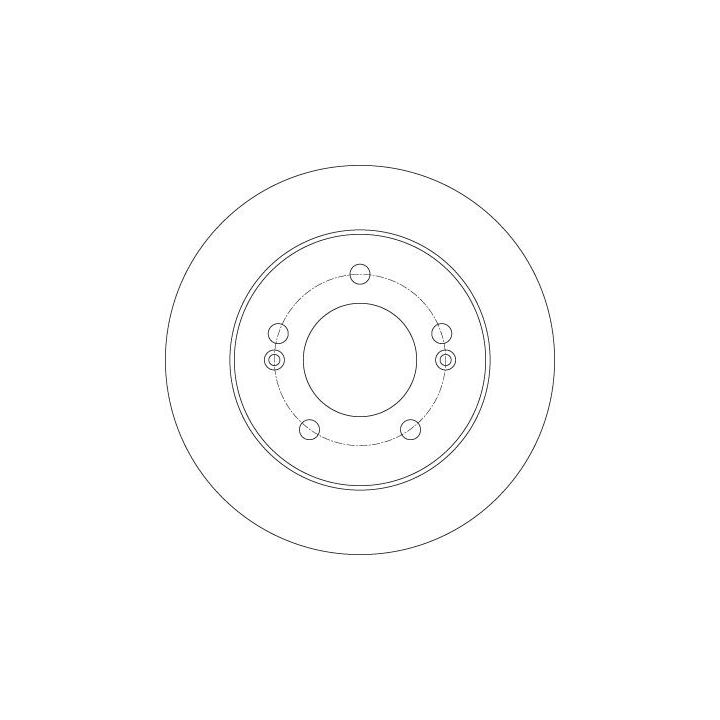 Stabdžių diskas TRW DF6144