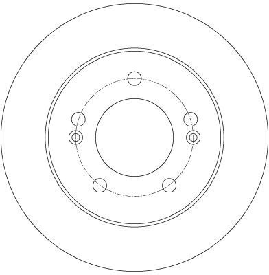 Stabdžių diskas TRW DF6144