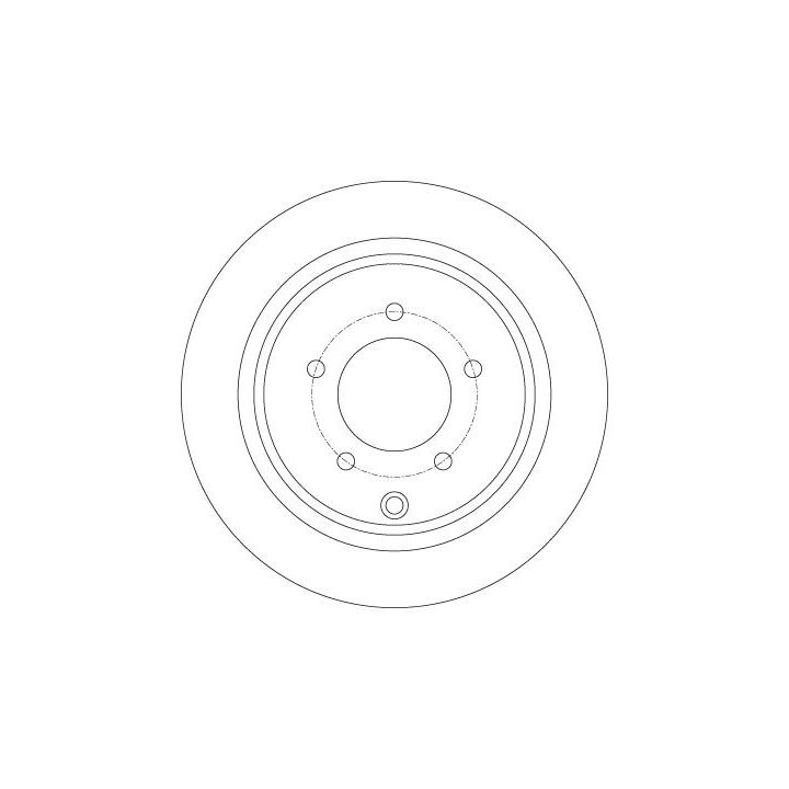 Stabdžių diskas TRW DF6177