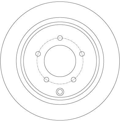 Stabdžių diskas TRW DF6177