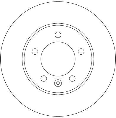 Stabdžių diskas TRW DF6179