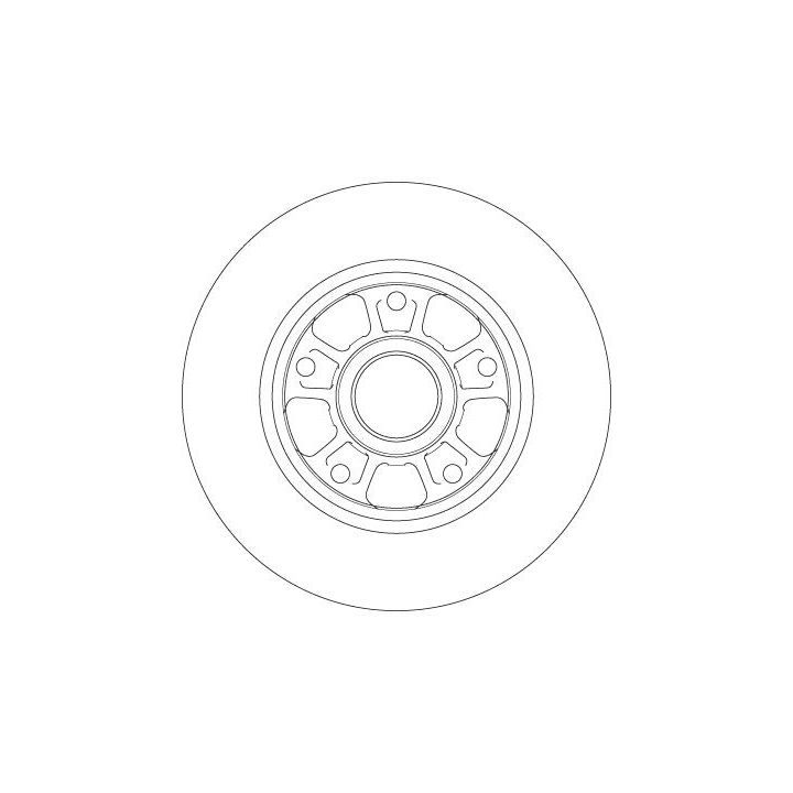 Stabdžių diskas TRW DF6182