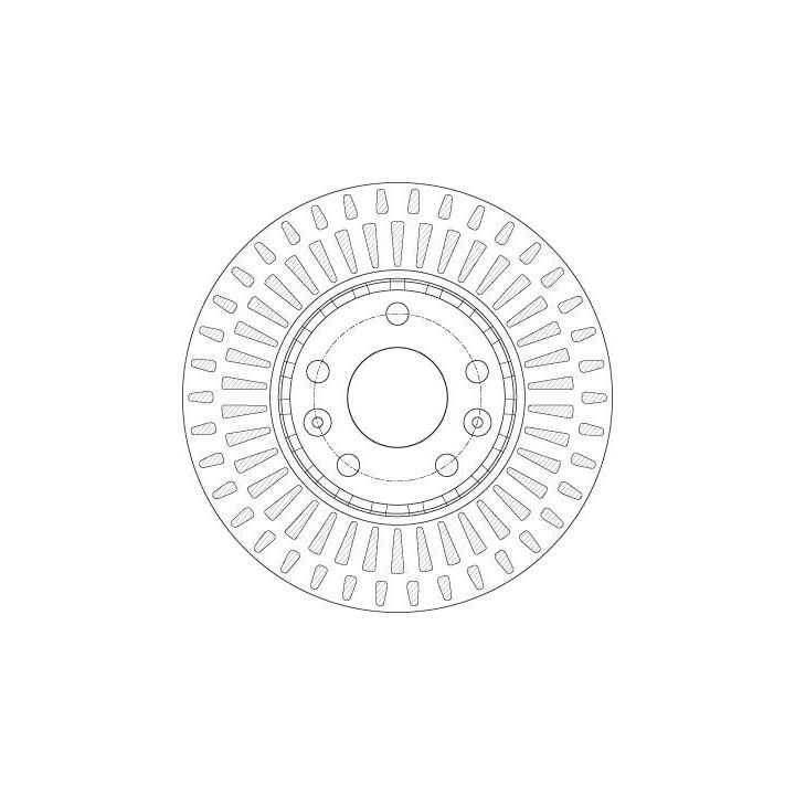Stabdžių diskas TRW DF6184