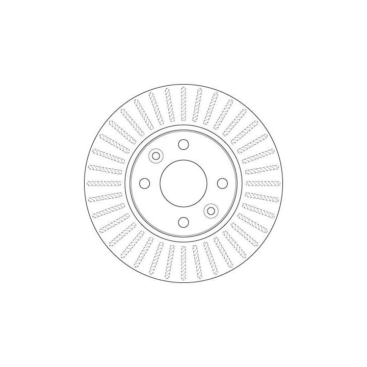 Stabdžių diskas TRW DF6186