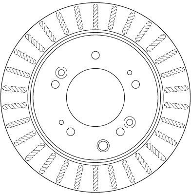 Stabdžių diskas TRW DF6191S