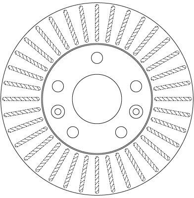 Stabdžių diskas TRW DF6200
