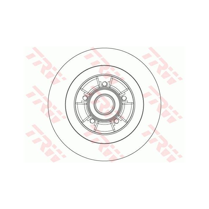 Stabdžių diskas TRW DF6202BS