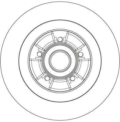 Stabdžių diskas TRW DF6202BS