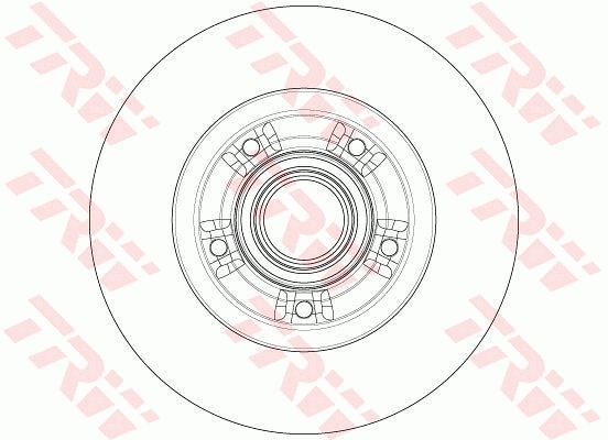Stabdžių diskas TRW DF6203BS