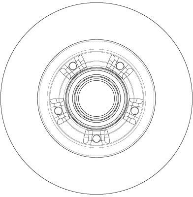 Stabdžių diskas TRW DF6203BS