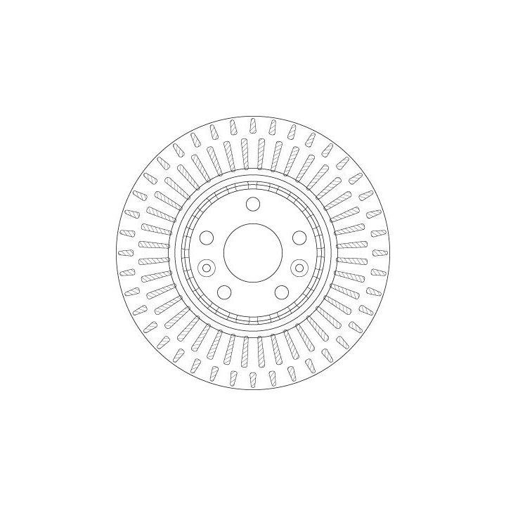 Stabdžių diskas TRW DF6208S