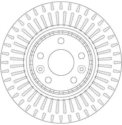 Stabdžių diskas TRW DF6208S