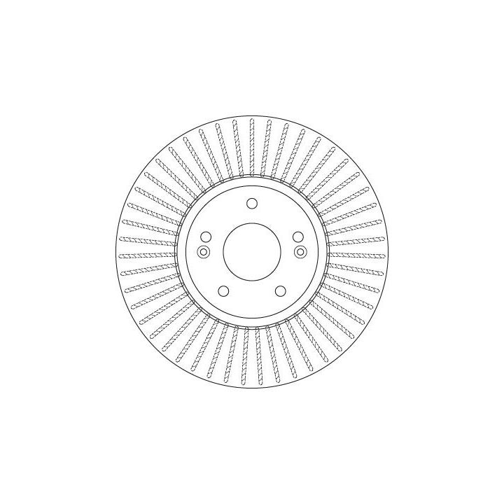 Stabdžių diskas TRW DF6222