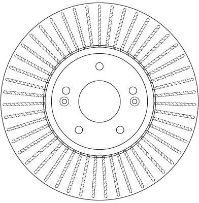 Stabdžių diskas TRW DF6222