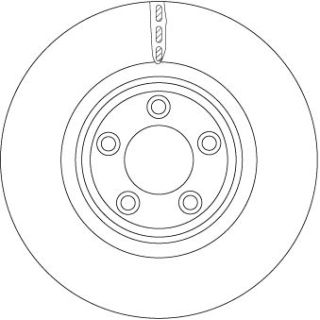 Stabdžių diskas TRW DF6223S