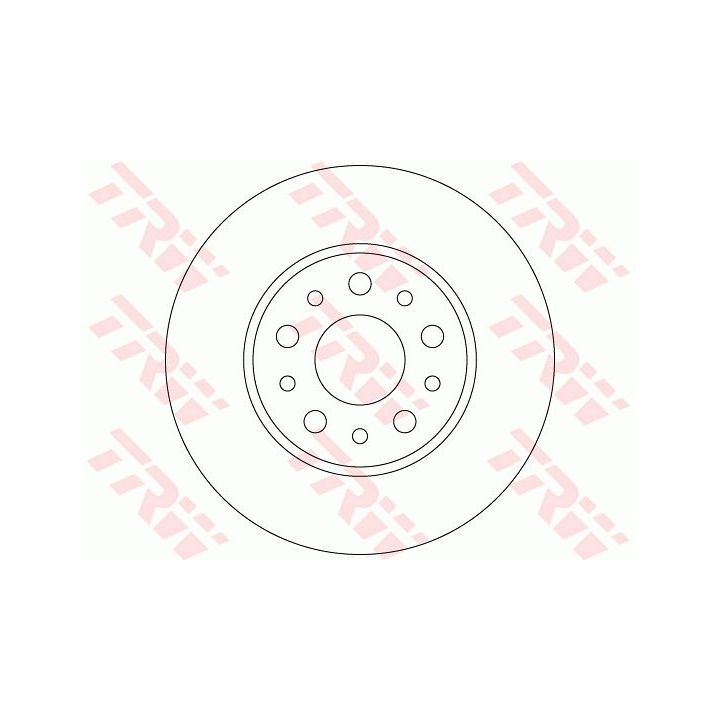 Stabdžių diskas TRW DF6228