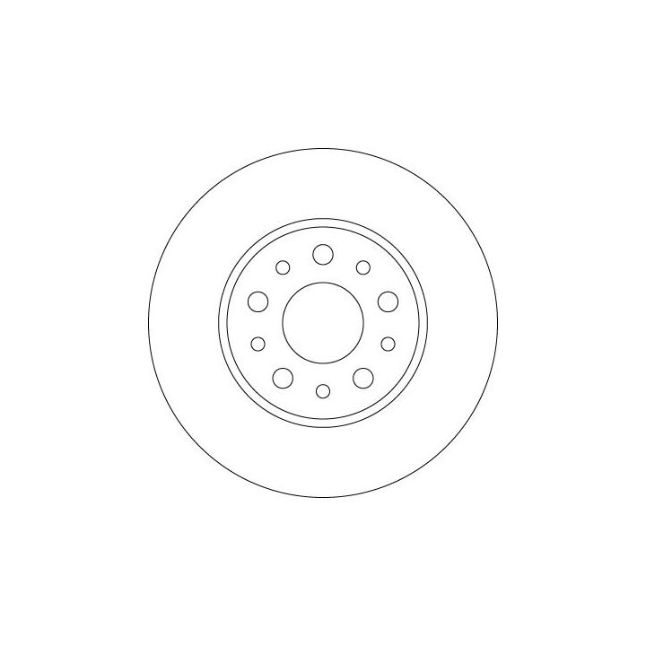 Stabdžių diskas TRW DF6228