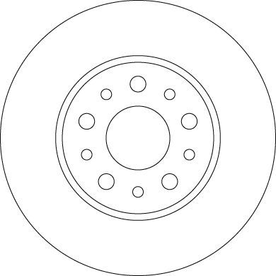 Stabdžių diskas TRW DF6228