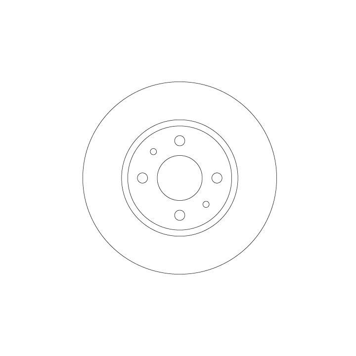 Stabdžių diskas TRW DF6231