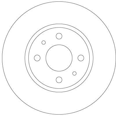 Stabdžių diskas TRW DF6231