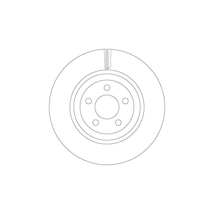 Stabdžių diskas TRW DF6244S