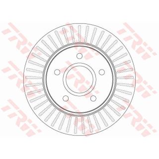 Stabdžių diskas TRW DF6253S