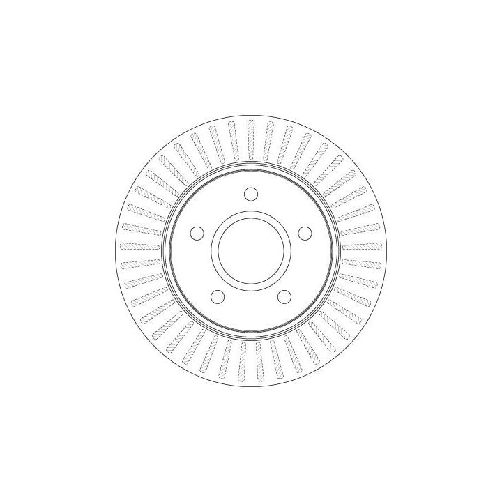 Stabdžių diskas TRW DF6253S