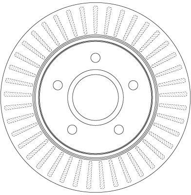 Stabdžių diskas TRW DF6253S