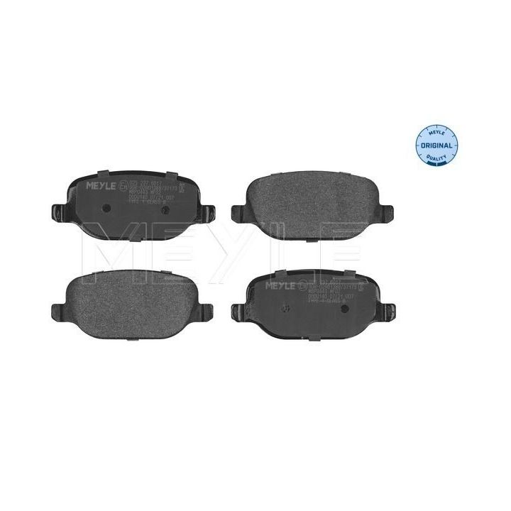 Stabdžių trinkelių rinkinys, diskinis stabdys MEYLE 025 237 6017