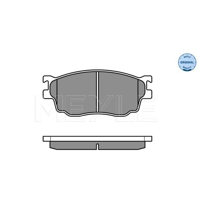 Stabdžių trinkelių rinkinys, diskinis stabdys MEYLE 025 237 7716/W