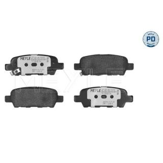 Stabdžių trinkelių rinkinys, diskinis stabdys MEYLE 025 238 7114/PD