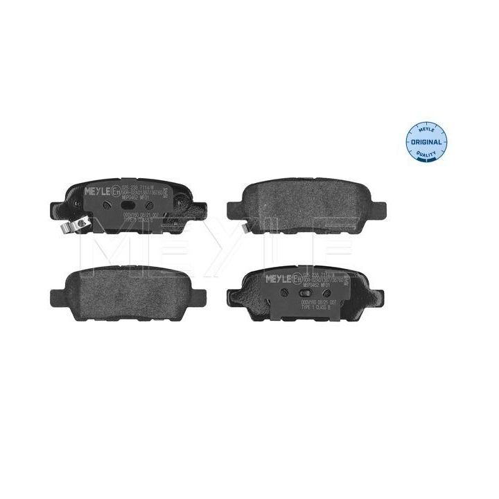 Stabdžių trinkelių rinkinys, diskinis stabdys MEYLE 025 238 7114/W
