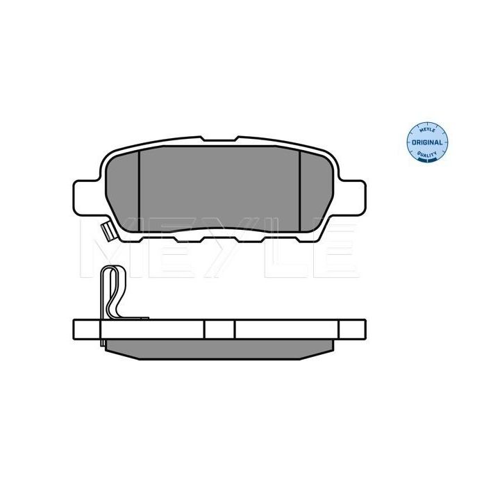 Stabdžių trinkelių rinkinys, diskinis stabdys MEYLE 025 238 7114/W