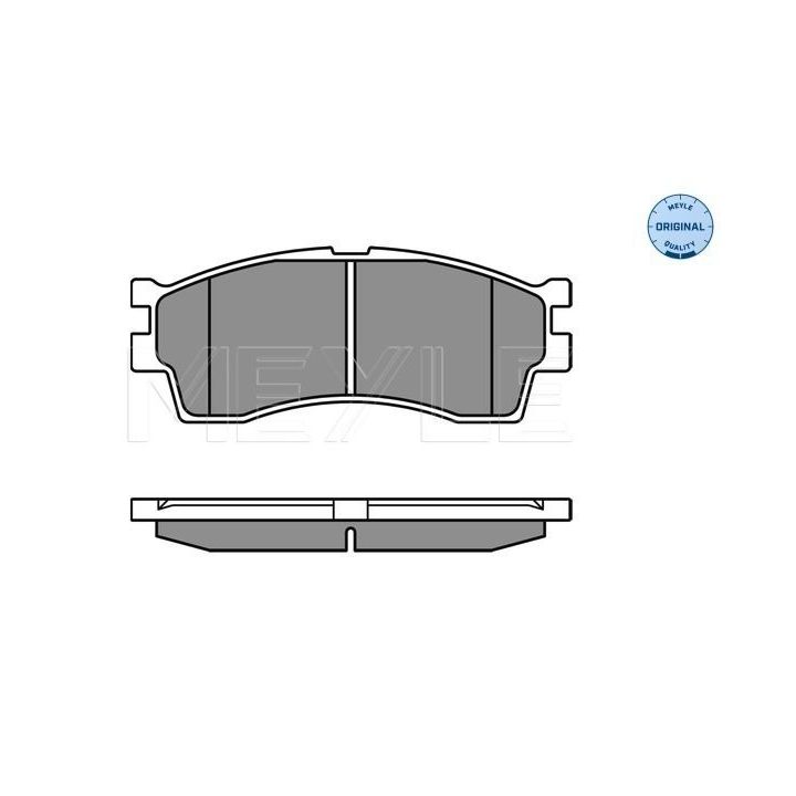 Stabdžių trinkelių rinkinys, diskinis stabdys MEYLE 025 238 7316/W