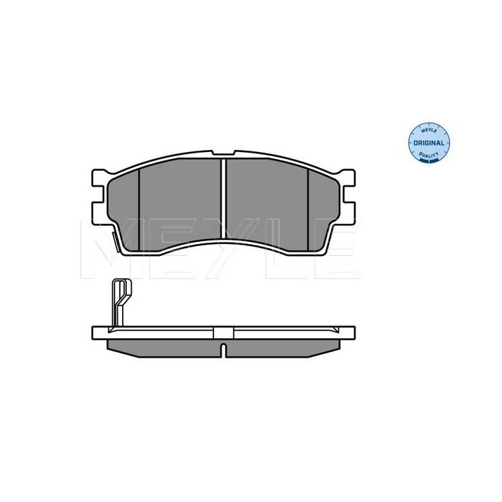 Stabdžių trinkelių rinkinys, diskinis stabdys MEYLE 025 238 7316/W