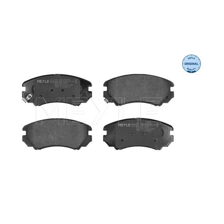 Stabdžių trinkelių rinkinys, diskinis stabdys MEYLE 025 238 9116/W