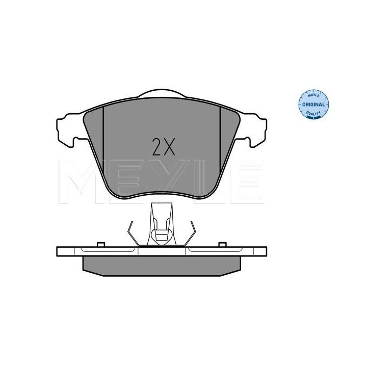 Stabdžių trinkelių rinkinys, diskinis stabdys MEYLE 025 239 1218