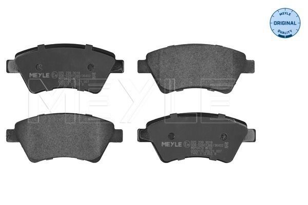 Stabdžių trinkelių rinkinys, diskinis stabdys MEYLE 025 239 3018