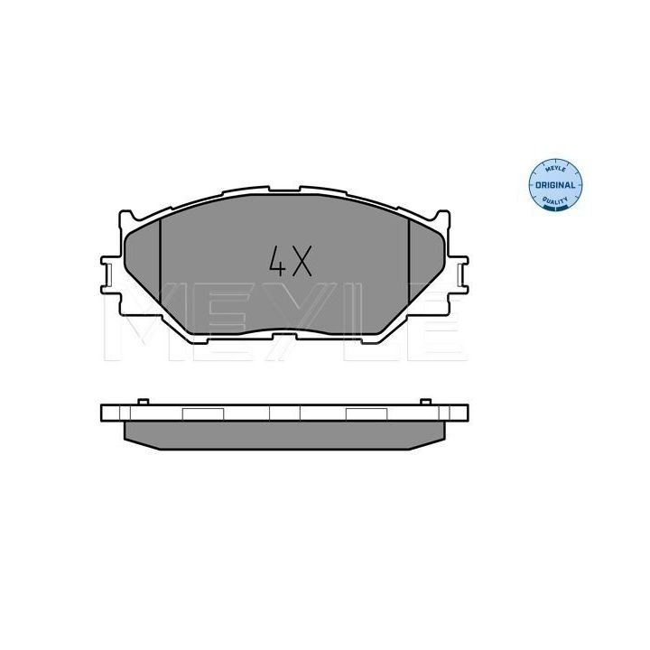 Stabdžių trinkelių rinkinys, diskinis stabdys MEYLE 025 239 8317