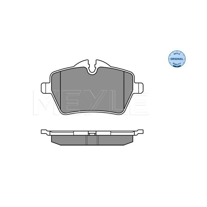 Stabdžių trinkelių rinkinys, diskinis stabdys MEYLE 025 239 8418