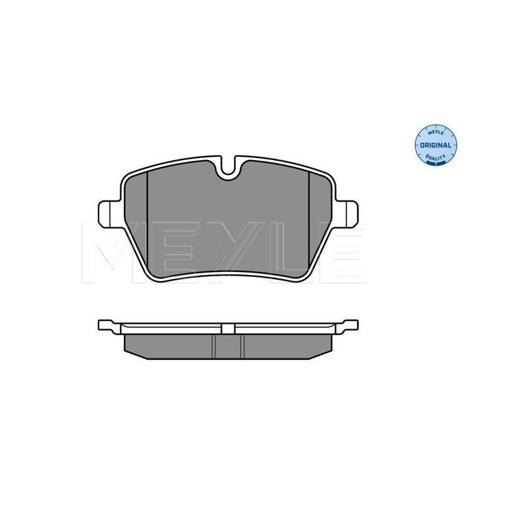 Stabdžių trinkelių rinkinys, diskinis stabdys MEYLE 025 239 8418