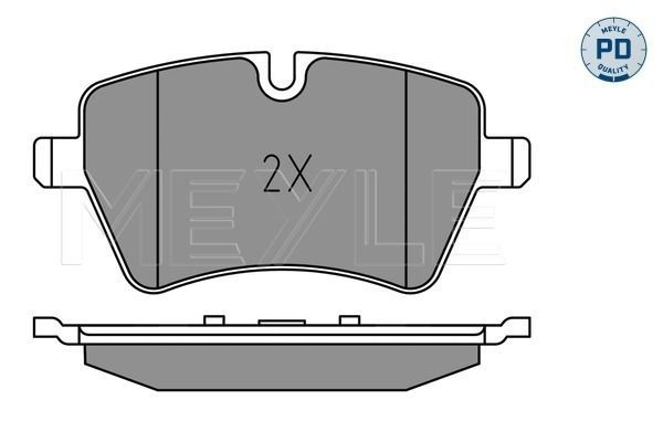 Stabdžių trinkelių rinkinys, diskinis stabdys MEYLE 025 239 8418/PD